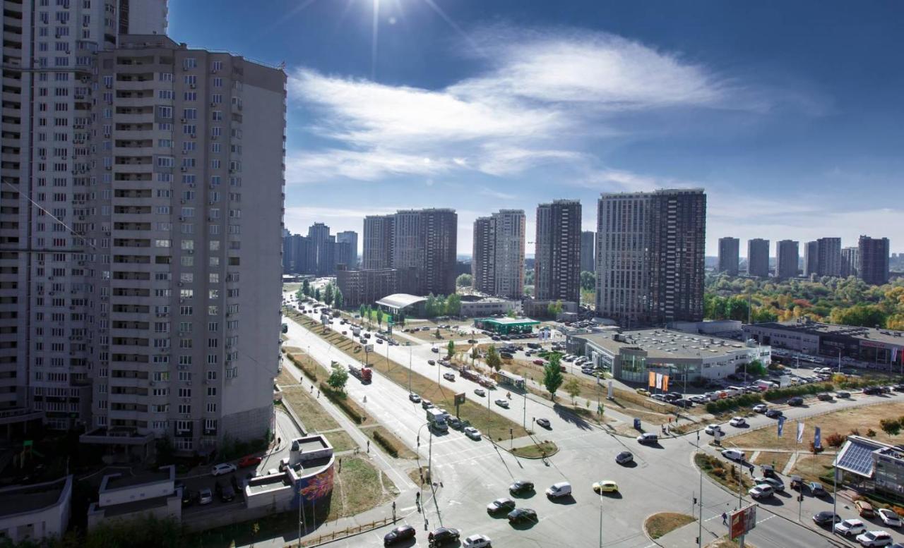 Сонячна Квартира На Княжому Затоні Kiev Esterno foto